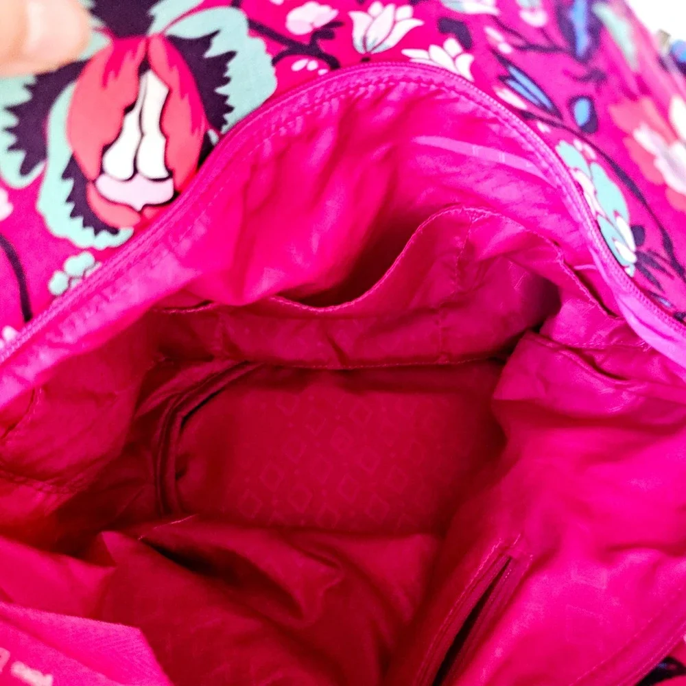 Vera Bradley Floral Quilted Shoulder Bag Pink‎ Cottagecore Preppy Pixie Blooms